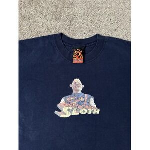 Vintage Mens Tshirt XING Goonies Sloth 3D Superman Logo, Skateboard Style Size L